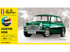 Heller Austin Mini 1/43 plastikinis modelio rinkinis dovanai