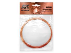 AK Interactive varinė viela 0,6 mm, 5 m modeliams AK9306