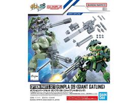 Bandai Gunpla Giant Gatling ginklų dalių rinkinys 09