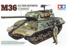 Tamiya amerikiečių tanko naikintojas M36, plastikinis 1/35