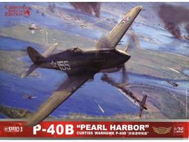 P-40B Pearl Harbor 1941 lėktuvo modelis 1/32 Great Wall Hobby
