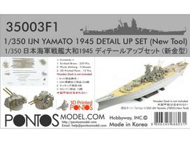 Pontos IJN Yamato 1945 detalizavimo rinkinys 1/350 (32003F1)