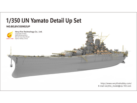 Very Fire Yamato 1/350 detalizavimo rinkinys japoniškam karo laivui