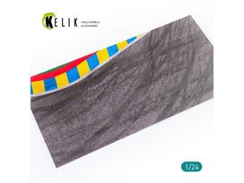 Kelik Le Mano 24 val. posūkio asfalto kelias, akrilo pagrindas 1/24
