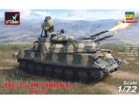 Armory ZSU-23-4 Shilka 1/72 plastikinis 3in1 zenitinio pabūklo rinkinys