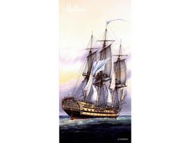 Heller Le Glorieux burlaivio plastikinis modelis 1/150