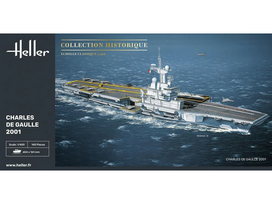 Heller lėktuvnešis Charles de Gaulle 1/400 surenkamas laivo modelis