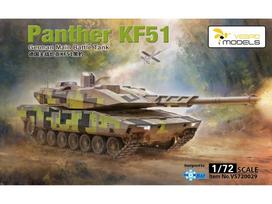 Panther KF51 Deluxe 1/72 su kamufliažu ir metaliniu vamzdžiu