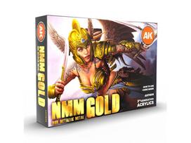 AK Interactive NMM Auksas 3rd Gen akrilinių dažų rinkinys, 6 vnt