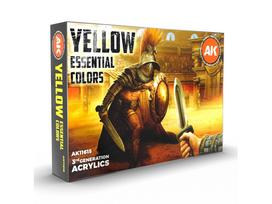 AK Interactive geltonų akrilinių dažų rinkinys, 3rd Gen, 6 vnt.