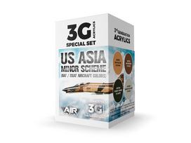 AK Interactive US Asia Minor akriliniai lėktuvų kamufliažo dažai