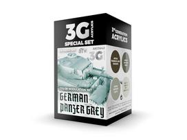 AK Interactive Panzer Grey moduliacijos akrilinių dažų rinkinys 3Gen