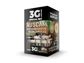 AK Interactive AUSCAM Australijos kamufliažo akrilinių dažų rinkinys