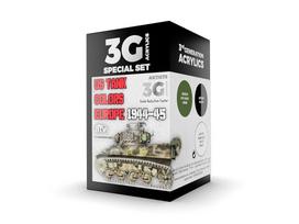 AK Interactive US tankų spalvos Europa 1944-45 akrilinių dažų rinkinys