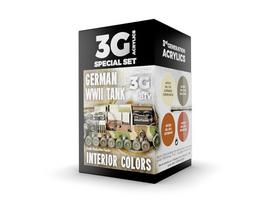 AK Interactive vokiečių WW2 tankų vidaus dažai 3Gen, rinkinys AK11688