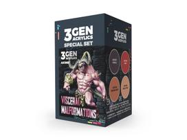 AK Interactive Wargame Color akriliniai dažai Vidaus žaizdoms, 4 vnt.