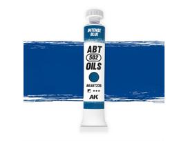 AK 502 aliejiniai dažai Intense Blue mėlyna modeliavimui AKABT235