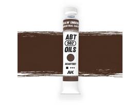 ABT502 aliejiniai dažai Raw Umber – pramoninė žemė AKABT007