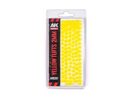 AK Interactive geltoni fantazijos žolės kuokšteliai 2mm AK8267