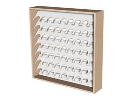 AK Interactive modulinė dažų lentyna 17–18 ml, 63 buteliukams