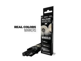 AK Interactive Wheels RC akrilinių žymeklių rinkinys modeliams RCM102