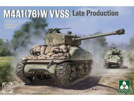 Takom M4A1(76)W VVSS vėlyvasis tankas, plastikinis rinkinys