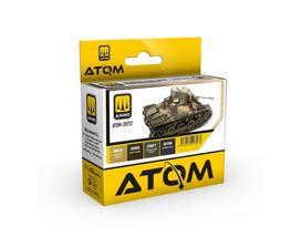 AMMO MIG ATOM akrilinių dažų rinkinys Ispanijos pilietiniam karui tankams