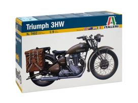 Italeri Triumph 3HW motociklo modelis 1/9, plastikinis rinkinys