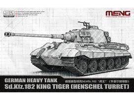 Vokiečių sunkusis tankas King Tiger 1/72, plastikinis modelis