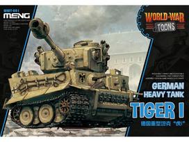 Meng World War Toons vokiečių sunkus tankas Tiger I modelis