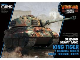 Meng World War Toons King Tiger surenkamas plastikinis tanko modelis
