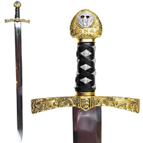 Excalibur kardas – karaliaus Artūro legendinio kardo kolekcinė replika