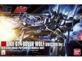 Bandai HGUC Gundam Unicorn Doven Wolf 1/144 plastikinis modelis