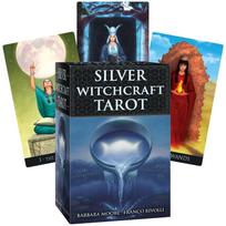 Silver Witchcraft Tarot kortos su sidabro kraštais, prabangi kaladė