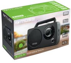 Nešiojamas radijo imtuvas Muse M-075 R, juoda sp.