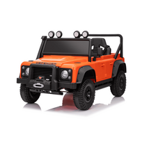 Vaikiškas elektromobilis 4IQ Land Rover Defender, oranžinė sp.