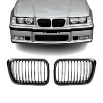 M3 išvaizdos Priekinės Grotelės skirtos BMW E36 facelift (96-99), juodos blizgios