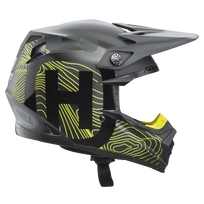 HUSQVARNA šalmas Moto 9 Mips Gotland juoda/geltona