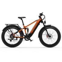 LANKELEISI Dukawey Silvertip8 1000W storų padangų elektrinis dviratis.