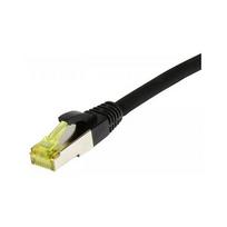Patchkabel RJ45, CAT6A 500Mhz,10m, schwarz, S-STP(S/FTP), TPE/LSZH(Ultraflex), AWG26, mitCat.7 Rohkabel, Synergy 21 (S217623)