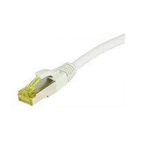 Patchkabel RJ45, CAT6A 500Mhz,10m, weiss, S-STP(S/FTP), TPE/LSZH(Ultraflex), AWG26, mitCat.7 Rohkabel, Synergy 21 (S217637)