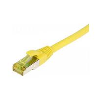 Patchkabel RJ45, CAT6A 500Mhz,10m, gelb, S-STP(S/FTP), TPE/LSZH(Ultraflex), AWG26, mitCat.7 Rohkabel, Synergy 21 (S217665)