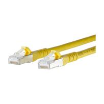 METZ CONNECT BTR - Patch-Kabel - RJ-45 (M) zu RJ-45 (M) - 1,5m - STP - CAT 6a - geschirmt, halogenfrei, ohne Haken - Gelb (1308451577-E)