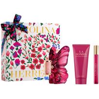 Carolina Herrera La Bomba Set rinkinys moterims (EDP, 80 ml + EDP, 10 ml + kūno losjonas, 100 ml)