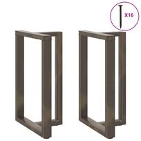 Baro stalo kojos, T formos, 2 vnt., juodos, 60x35x(90-91) cm, plienas