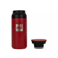 Red nerūdijančio plieno termo puodelis 330 ml. - Raudonas