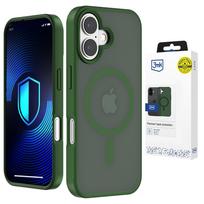 3mk Smoke MagCase for iPhone 16 - žalias-Translucent