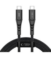 Juodas USB-C - USB-C PD240W / QC3.0 200cm laidas "Tech-Protect UB11T Ultraboost"