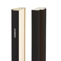 Vertikali durų stakta Classen, 206.5 cm x 9 cm x 4.2 cm, kairinė, antracito ąžuolo sp.