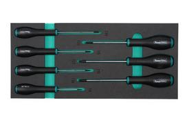 Torx skrūvgriežu komplekts, K26041, KAMASA TOOLS, 7 daļas (T8-T30)